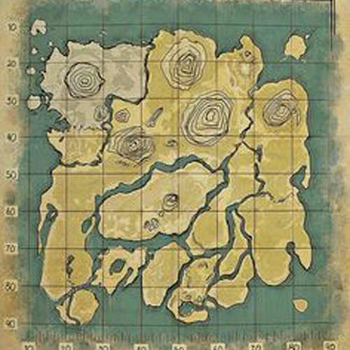 Ark Theisland Map 500